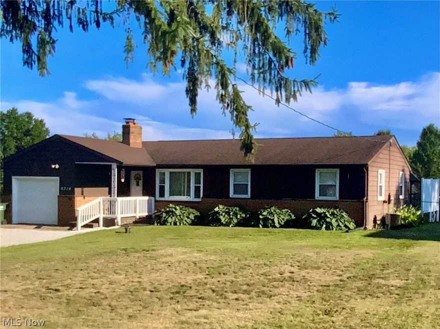 Louisville!! Hurry!! Well maintained & updated over the years!! Brick Ranch on almost half acre lot!! Offering over 2300 square feet of living & storage space! This 3 BR home has 2 Spacious full baths on the main floor & laundry as well! Inviting living room with a brick gas fireplace & picture window! Kitchen is open to eating area & fully applianced! Enclosed porch leading to a covered porch over looking large fenced in back yard with storage shed & fire pit! Bedrooms have spacious closets & nicely kept! Rec room with dry bar & laundry space in lower level as well! Utility room has tons of storage & shelves! Make a work shop! The space is there! Home Warranty included!!