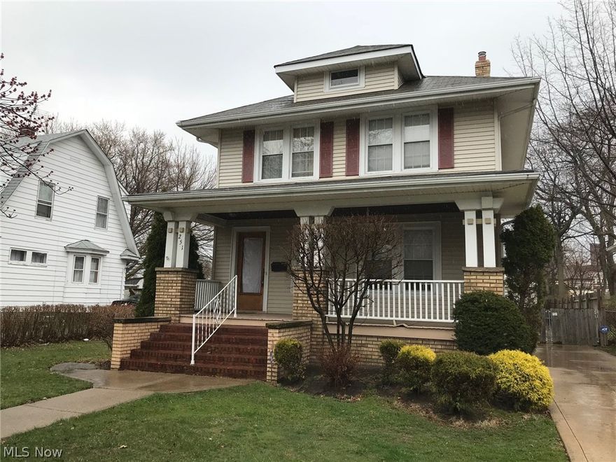 Neat & clean 3 bedroom home with an updated bathroom and kitchen. 16x11 family room, spacious fenced in back yard, a deck to enjoy those summer nights, central air and a 2.5 car detchaed garage; all in a convenient location! A lot for a little in this home!