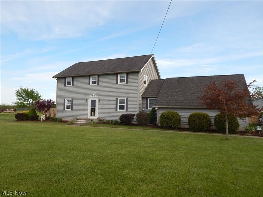 Classic colonial-has all the bells and whistles! Just move right in! Large living room. Neutral spacious kitchen has room for everyone to gather in and is every cooks dream! Built in oven, cooktop, built in microwave and so much more! Kitchen is open to the formal dining room with wonderful built in china cabinet too! Possible first floor bedroom or office. Nice sized first floor laundry room. First floor also has a half bath too! Second floor has two large bedrooms and one full bath. Also located on the second floor is the vaulted master suite-large master bedroom and a huge walk in closet for her you have to see to believe! Second smaller walk in closet as well. Master bath has soaking tub, shower with the skylight has lots of natural light! Escape to the lower level and find the full finished basement-which has a wonderful rec room space, built in bar and built in cabinets and desk/office space area too along with focused lighting, new carpeting! Lots of storage. Don't miss the 2 car attached garage! Step outside and relax on the back deck after a swim in the above ground pool! Back patio and fully fenced backyard too! Great private location with a little bit of country-close to the city and all the amenities! Don't miss the 30x30 pole barn-handyman/car buffs dream! So much potential for this amazing space-to transform it into your own! Call today to schedule a private tour!