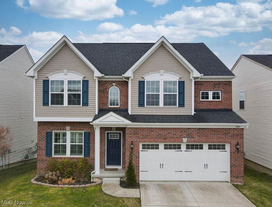 Welcome to 100 Salt Creek Run, an exquisite Colonial-style home built in 2017 that effortlessly combines modern comfort with timeless elegance. This 4-bedroom, 3-bathroom residence is a testament to thoughtful design, featuring a range of luxurious amenities that cater to both style and functionality.

As you step inside, you are greeted by the warmth of a family room adorned with a gas fireplace, creating a cozy and inviting ambiance for gatherings and relaxation. The heart of the home is the stunning white kitchen, complete with granite countertops, offering a perfect blend of sophistication and functionality. The adjacent morning room bathes the space in natural light, providing a delightful spot to enjoy your morning coffee while overlooking the rear yard, which enjoys the rare luxury of no rear neighbors.

Entertain or unwind on the composite deck, a perfect extension of the living space, ideal for hosting barbecues or simply enjoying the tranquility of your surroundings. The 9-foot ceilings throughout the lower level enhance the sense of openness and airiness, creating a welcoming atmosphere for both residents and guests.

The master bedroom is a private retreat with an attached master bathroom and a generously sized walk-in closet. Three additional bedrooms on the second floor provide ample space for family and guests, with the convenience of second-floor laundry making daily chores a breeze.

The walk-out basement holds great potential for future expansion or can serve as a versatile space for various activities. The 2-car attached garage adds convenience and security to your daily life.

This home is nestled in the prestigious Hudson School district, offering excellent educational opportunities. With Cuyahoga Falls utilities and a 50% tax abatement in place through 2027, this property provides both comfort and financial advantages. Don't miss the chance to make 100 Salt Creek Run your dream home—schedule a showing today!