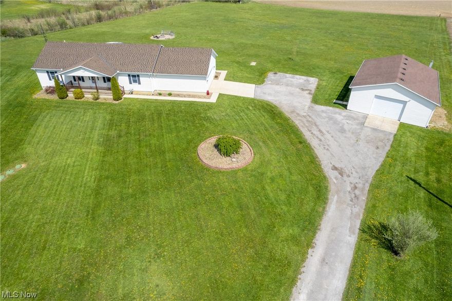 Looking for country living? Look no further. This 3 bed 2 bath home offers lots of living space, as well as space to enjoy the good outdoors! 2 car attached garage as well as a large shop close to the home will offer such a variety of choices for activities! Great fire pit outside for entertaining as well as a pool and a large deck to entertain on. Full basement that walks out to the garage offers more possibilities to expand the living space. Home has large bathrooms, 36” doors and many more great features!