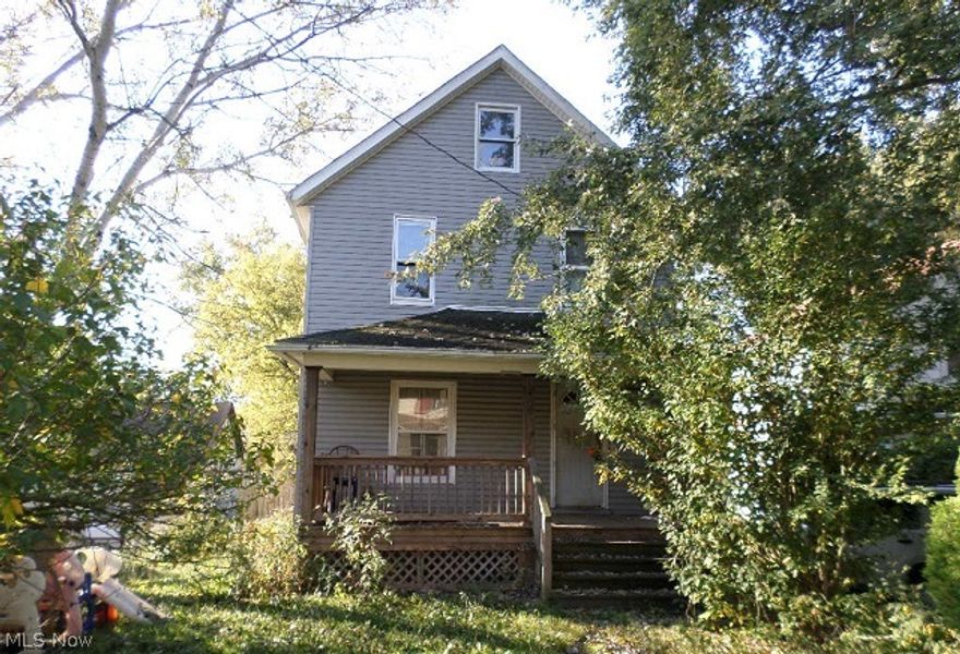 Lots of Potential. Good Location. House has Good Bones. Many Vinyl Windows. Big Front Porch. Wood Deck. Property Sold in As-Is Condition. Seller Will Make No Repairs. Buyer Responsible for All Repairs, Inspections and/or Violations.