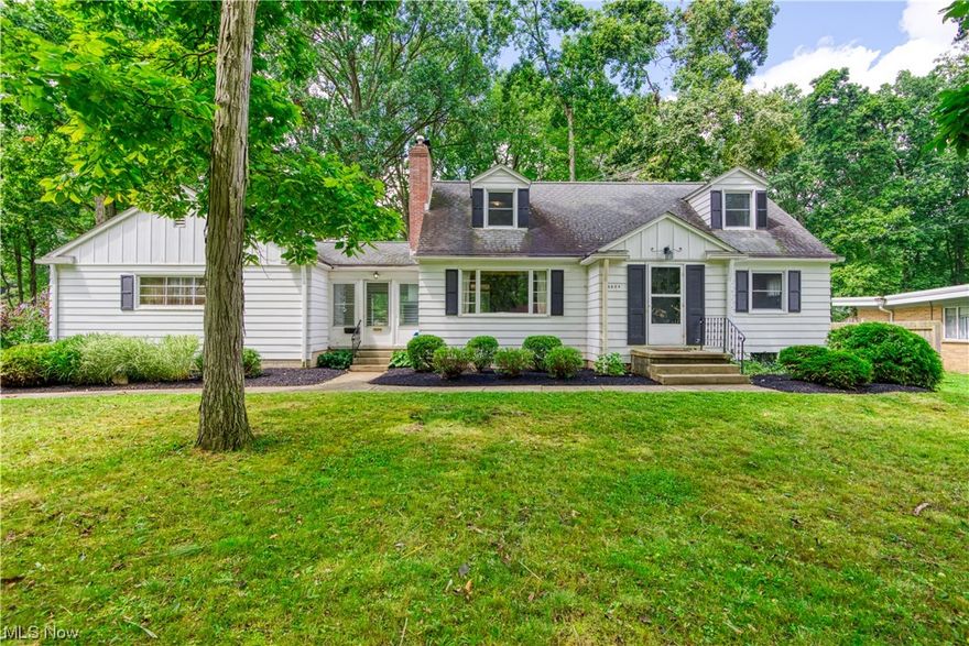 Charming Cape Cod in the Heart of Stow! Flexible floor plan featuring 4 Bedrooms, 2 Full Baths and offering 1680 square feet PLUS a partially finished lower level.  Large Living Room with cozy fireplace! Eat-in Kitchen with stainless steel appliances and butcher block counters. Eating area overlooks the beautiful backyard with mature trees! First floor Master Bedroom. 2nd Bedroom has built-ins and could also be an office, dining room or den. Updated Main Bath is adjacent to both first floor bedrooms. Upstairs, you will discover two large bedrooms and an additional full bath! Convenient breezeway with LVT flooring  - could also be a 1st floor laundry room or Sun Room! Partially finished lower level includes a huge Rec Room plus the laundry area and tons of room for storage! 2 car attached garage. Fantastic location - walk to the new SKIP playground, the library, schools, churches, restaurants and shopping! Just minutes to Rt. 8 and the Ohio Turnpike! Great opportunity to live close to e