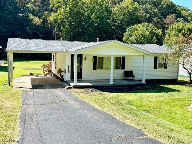 If you are looking for a pretty country setting, HERE IT IS! This three bed room, one full bath ranch home sits on an extra-large lot that provides you with plenty of room for so many outdoor activities. A nice private deck and oversized storage building for all of your storage needs. Inside, there is nice size living room and eat-in kitchen with convenient laundry.