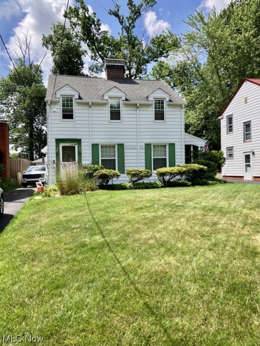 Classic Charming Colonial!  "MOVE IN READY".  Living Room with Woodburning Fireplace!  Kitchen with Eating Nook plus New Stove and Refrigerator.
Formal Dining Room.  Exceptionally Well Maintained with Extensive Improvements including New Roof 2018,  New Windows 2019, Air Conditioning 2021.  
Fully Remodeled Bathroom 2022.  Laundry Shoot Convenience.  Screened In Side Porch.  2 Car Garage with New Floor and New Driveway 2021.