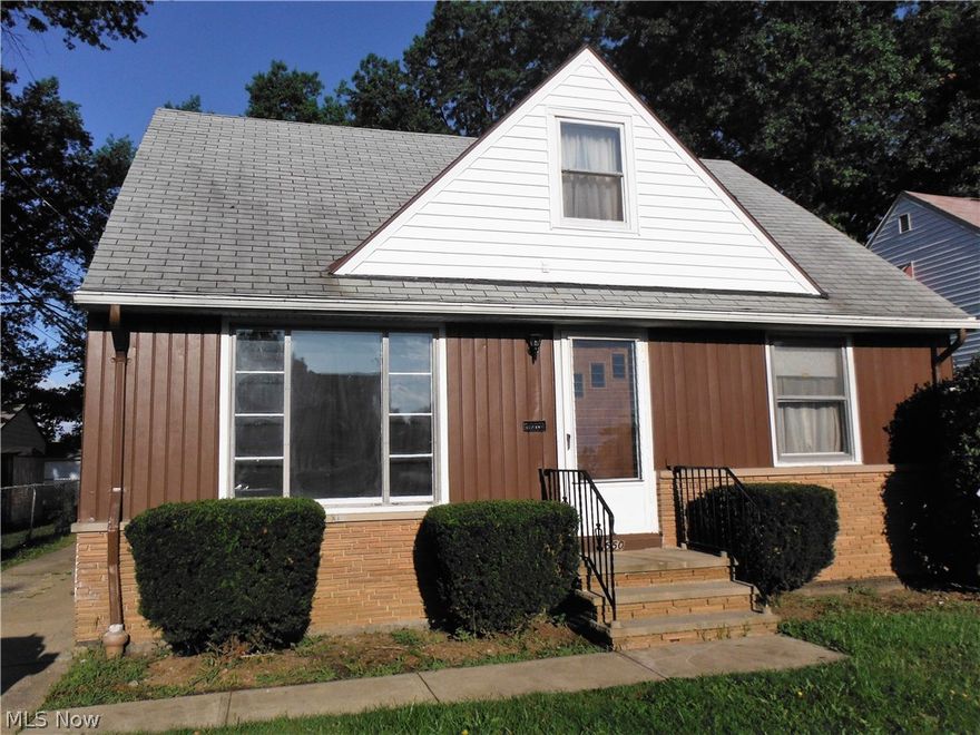 Fresh paint and new carpet in this charming Bungalow.  Two bedrooms on the main floor, third large bedroom is upstairs with built in drawers and bright dormer. Freshly painted large basement with rec rom area and utility shower. Refrigerator and stove to stay. Custom built side door has impact resistant plexi- glass. 1 year Home Warranty provided by sellers.