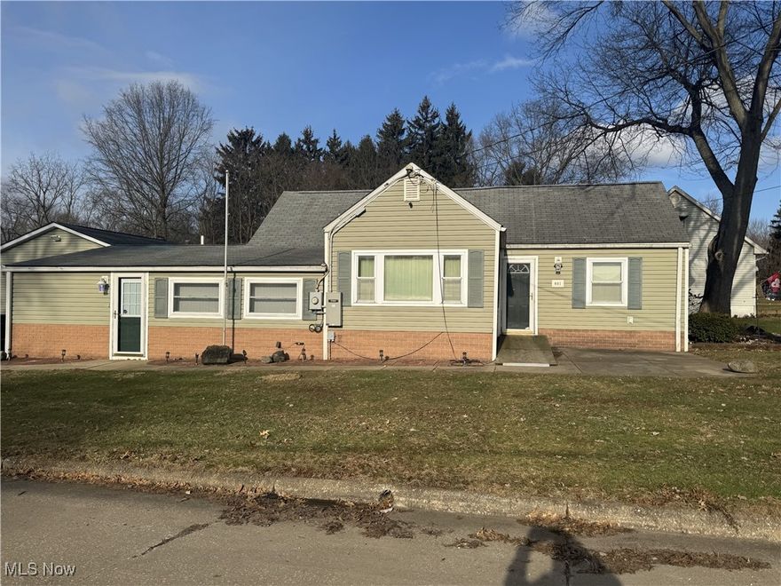 Home has been in the family since 1949. 4 Bedrooms, 2 bath ranch. Updated kitchen with appliances, 1st floor laundry with bath. Family room with gas fireplace and living room. Lots of parking - lots of storage. Double lot. HVAC-2023. Whole house generator. 4 Car tandem garage with gas furnace and pull down stairs to attic. Convenient location to hospital and expressway.