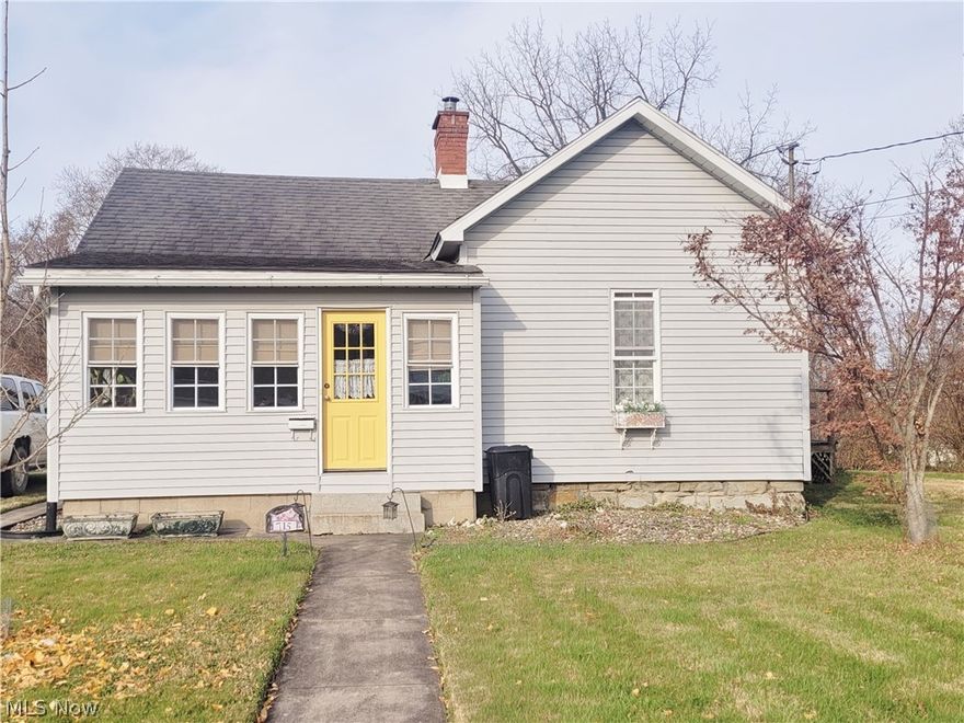 This pristine bungalow is impatient for a new owner. You will enjoy the heated/cooled all season room on front of home, as you enter into the ample size living room and dining room.  Kitchen has  nice counter space and a newer gas range and frig. plus newer vinyl insulated windows throughout. The two bedrooms offer ample space plus the master has a sliding door opening onto a 8x10 deck with access to the side and rear yard. The HVAC is Lennox.  The nice detached garage with opener has room for storage and crafts. If your wanting a nice yard for children, pets, space to have a small garden or just to relax this is the one for you!  Over the years home has had numerous updates. Water, gas, and sewer lines have been replaced and home has 100 amp electric service. This would be a wonderful starter home or a wonderful home to downsize in.  Washer and dryer remain. Home being sold AS IS WHERE IS NO WARRANTIES AND PRICE REFLECTS. Consider taking a tour of this charming bungalow located at the