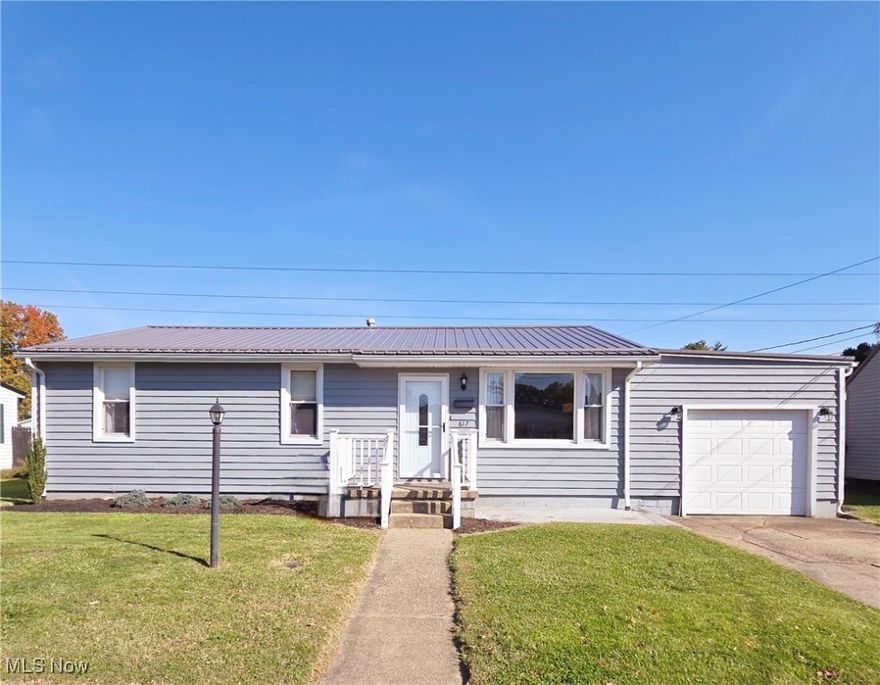 If you're ready for home ownership or wanting to downsize, do not wait to see this nice ranch home.  There are numerous updates throughout the home with the most recent being a new roof, new carpet in bedrooms, and new laminate. Enjoy the roomy living room and eat in kitchen with sliders to a nice rear deck.  Located just off the kitchen is a roomy 7x7 laundry room that offers a 3x5 offset for additional storage. You have 3 bedrooms with new carpet, and the master offers a half bath. If you enjoy the outdoors the nice level rear yard has so many possibilities and is fenced with access to a paved alley.  You have the option to even add additional parking in the rear. Home is available for immediate occupancy.  Call for your appointment to tour this home, conveniently located close to shopping, grocery, schools, and entertainment.