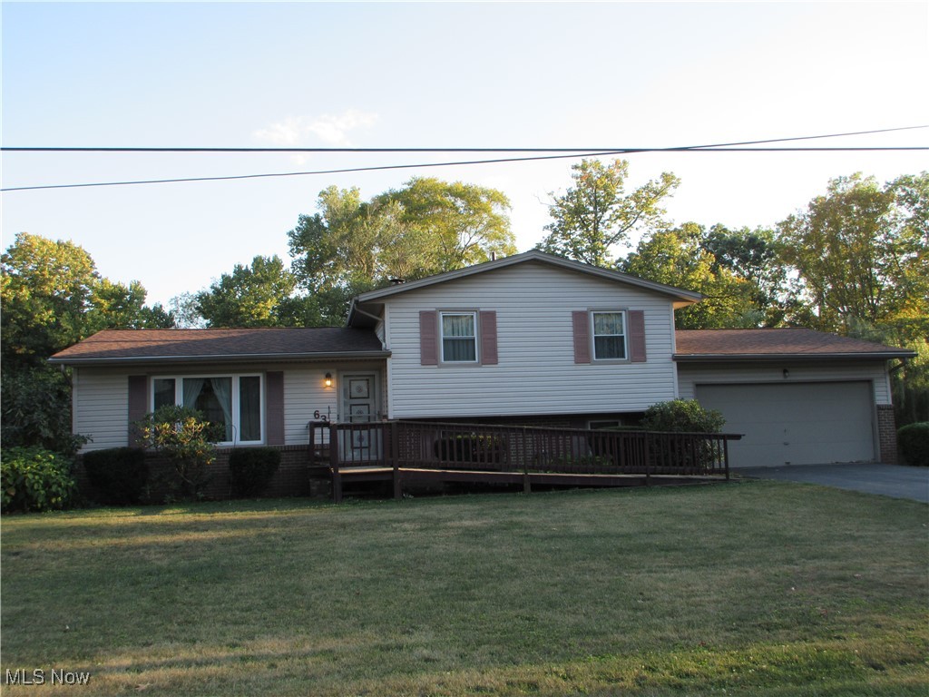 Move your growing family into this spacious 4 level split situated on a quiet dead end street. This floorplan offers a LR, DR and Kitchen on the first floor, 3 bedrooms and full bath on the upper level, lower level with family room, office (or optional 4th bedroom), half bath and steps to the partial basement for laundry and storage needs. Relax or entertain your guests on the covered porch with a tree lined view accessed from the family room. Improvements include new shingles (tear off) in 2022 and vinyl plank flooring on the main floor and family room. The windows were replaced by a previous owner, but no date is available. It will just need some interior painting & bedroom carpeting to show off your new home!