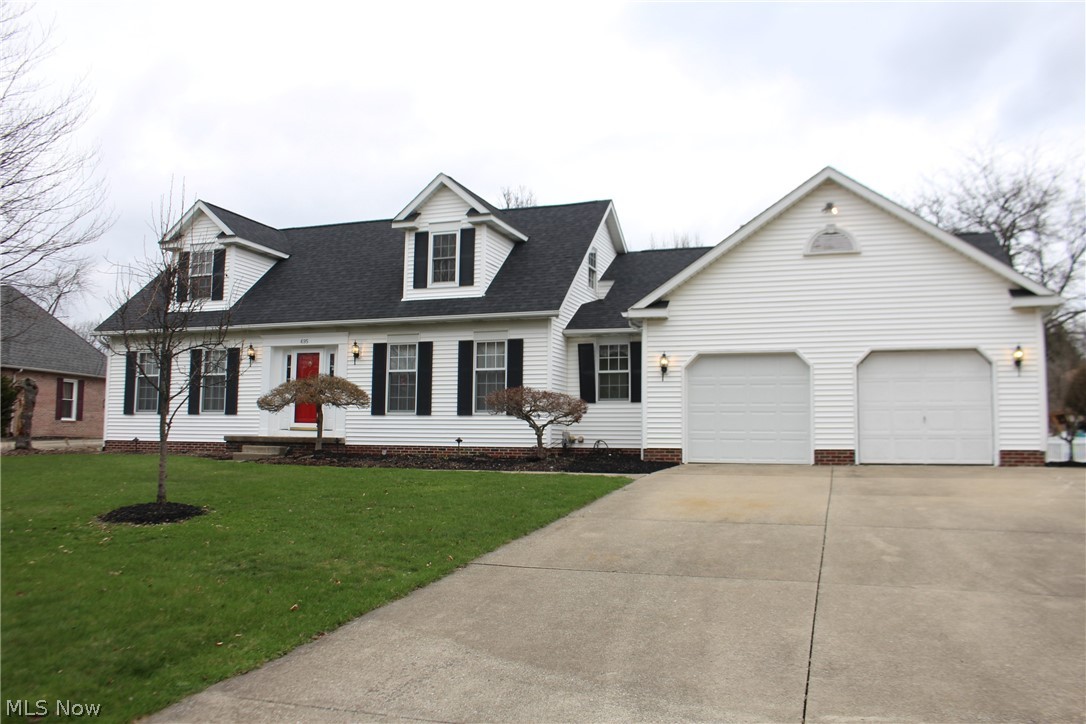 This beautiful 4 bedroom home has 1st floor master and finished basement. Above ground level has 2262 sqft, the total lower level is 1092sqft per County auditor. The master bed room has suite w/cathedral ceiling & large master bath w/big tub, separate shower & spacious walk in closet. Open floor plan from kitchen to family room - large eat in kitchen w/island, desk, plus crown molding in room & on cabinets. Family room features crown molding raised hearth brick fireplace w/mantle & built in shelving. Giant first floor laundry area plus an additional full bath. Finished basement. Dual sided gas fireplace, built in shelving, surround sound, built in desk, kitchenette and 1/2 bath w/tile floor & pedestal sink! Big bedrooms upstairs - giant closet space plus a full bath w/shower/tub lg. vanity & linen closet. Sun room off eating area. Home has a deck , brick patio in the back yard . Newer roof, newer hardwood flooring on most of the main level, newer granite countertops and more.