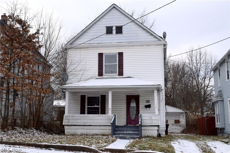 3 BD, 1 BA Colonial featuring hardwood floors, full basement, covered front porch, 1 car detached garage and private backyard. Located less than 10 minutes from, the Akron Zoo, The University of Akron and I-76/I-77. Seller willing to package any or all of the following properties. MLS 3896240, MLS 3896250, MLS 3969005 and MLS3969230.