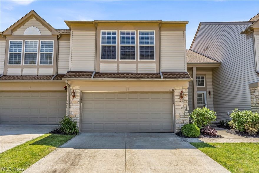 Nicely Maintained New Hampton 2 Bedroom 2.5 Bath townhome with Loft has an Open Floor Plan.  The gourmet eat in Kitchen has Maple Cabinets w/Granite counters, updated appliances and pantry with a Slider to a private patio. The spacious living room offers a wall of windows with a corner gas fireplace, The 2nd level offers a master suite with vaulted ceiling,  walk in closet and bath w/Double Sinks, a generously sized 2nd Bedroom with double closets, and a Spacious Loft, plus a 2nd floor laundry room with built in Cabinets, Updates include AC 2020, Washer/Dryer 2019, Hot Water 2022 Refrigerator 2020, Range 2003, Blinds throughout 2021, Outside painted 2024, Wired w 240 volt for electric car charger, Nest thermostat and ring doorbell stay. The shared community amenities include community room, pool, playground and walking trails. Enjoy maintenance free living where the grass cutting and snow removal is done for you. Easy access to highways, shopping and restaurants. (HOA is in the process of fixing the front steps)