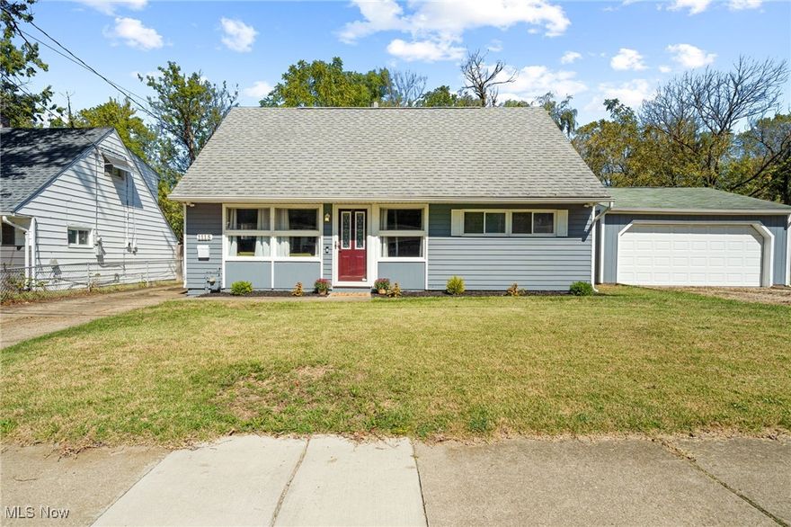 Welcome home to this warm and inviting four bedroom charmer in Plain Local Schools, the perfect place to settle in for the holiday season. From the moment you arrive, the inviting exterior, newer gutters, and warm curb appeal hint at the comfort waiting inside.  Step inside to a sun filled, cozy living room that flows right into the applianced kitchen, featuring newer flooring and tiled backsplash. A charming serving area opens to the back dining room with vaulted ceilings, creating an inviting space ideal for gatherings. Sliding doors lead out to the fenced backyard, perfect for winter play or a festive patio space. The main level also includes first floor laundry, along with two bedrooms and a full bathroom. Upstairs, you’ll find 2 additional bedrooms, each offering fantastic built in storage that would be great for organizing holiday decor or extra cozy blankets. Outside, enjoy the convenience of two garages; one car garage with insulated walls and electrical, plus a spacious two car detached garage with a newer door, opener, and man door. Major updates include a new hot water heater in 2025, along with furnace and AC updated in 2018, providing peace of mind. A delightful blend of charm, function, and updated features that’s ready to welcome you home for the holidays. Schedule your private showing today!