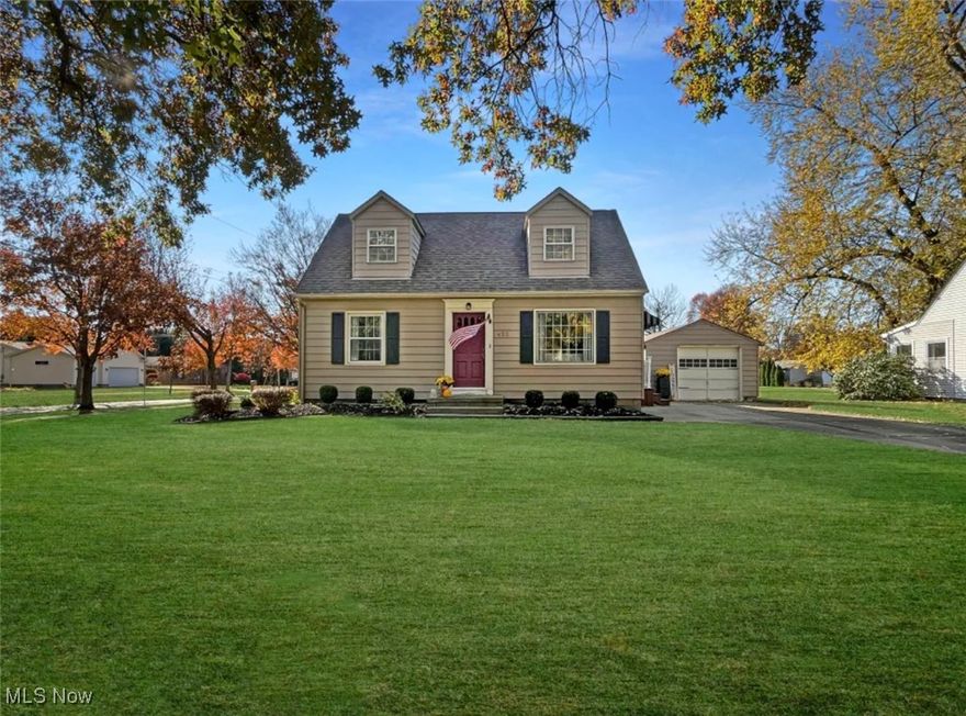 This beautifully cared for and meticulously maintained Cape Cod is ready for its new owner. Set on a well-kept corner lot, the exterior of the home offers a detached garage, storage shed, and a spacious deck with a beautiful gazebo perfect for outdoor entertaining. 
Once inside you will find a bright, inviting kitchen boasting  elegant lighting,trim work, and a cozy wood-burning stove, this space offers ample cabinet and counter space along with extra storage for all your needs.
The large living room is filled with natural light, creating a warm and welcoming atmosphere ideal for relaxing or hosting guests. The main floor features two comfortable bedrooms and a well appointed full bathroom, while the upstairs bedroom includes its own attached half-bath for added convenience and privacy.
Downstairs, you’ll find a waterproofed basement with a transferable warranty, newer furnace, water softener ,an additional full bathroom and large laundry area providing excellent peace of mind and plenty of extra space for storage, a workshop, or future finishing.
This home offers the perfect blend of classic character and modern comfort ready for you to move right in and make it your own.