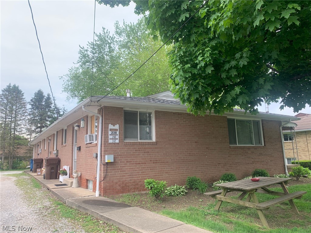 Nice brick Triplex. Each unit has 2 bedrooms and 1 bath and laundry. Tenants bring their own washer and dryers. Rents are low. Owner is local and has managed and maintained these units. More buildings available for purchase.