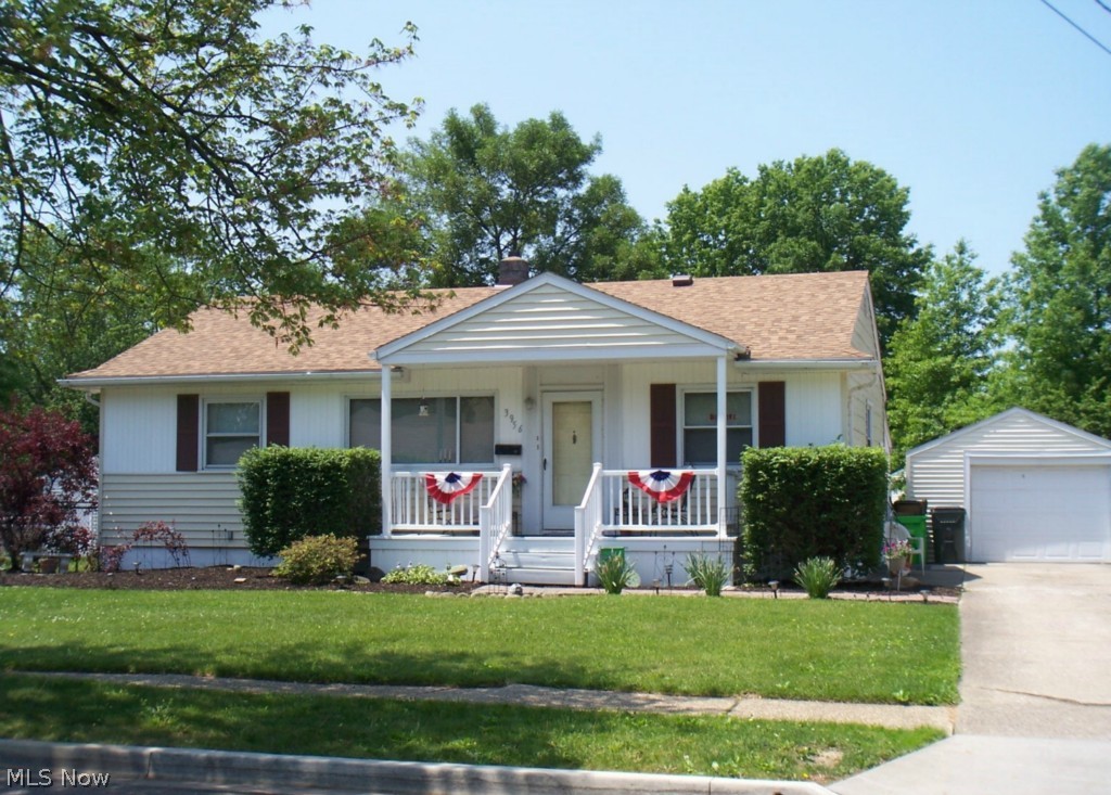 This adorable ranch home is so much bigger than it looks! It has 3 bedrooms and 2 full baths, and a family room addition that includes a small kitchenette with sliders to the deck and back yard. The family room has newer carpeting and recent paint. (This room could be a possible in-law suite). The cozy living room opens to the formal dining area, and a fully applianced kitchen. The three season porch on the back of the home leads to the back yard, deck, and one-car garage. The larger bath has been updated with new ceramic tile flooring, commode, vanity, light and mirror. This bathroom also boasts a jetted tub. There are hardwood floors in the living room, and all three bedrooms, and there is updated electric service to 150 amps. The lower level has a partially finished rec room w/bar area. The roof was replaced in 2012. There are replacement windows and hardwood floors in the living room and all three bedrooms. The owner is offering a one year home warranty. Don't miss this one - it i