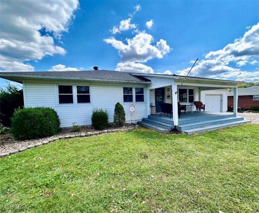 Looking for an open floor plan in a ranch style home?  This 4 bedroom, two bath home offers an inviting front porch, front living room with lots of natural light, remodeled kitchen with an island that opens to a spacious family room and a woodburning insert fireplace. From this room, there is also access with French doors to the rear deck and fenced back yard.  The master bedroom has its own separate wing with a updated ensuite offering convenience and privacy. The second full bathroom is updated and is easily accessible to the other three bedrooms. With just under a half acre level lot you have plenty of room for gardening or outdoor activities. There is an attached garage and a new roof was installed in 2023. Schedule your appointment today to see for yourself!
