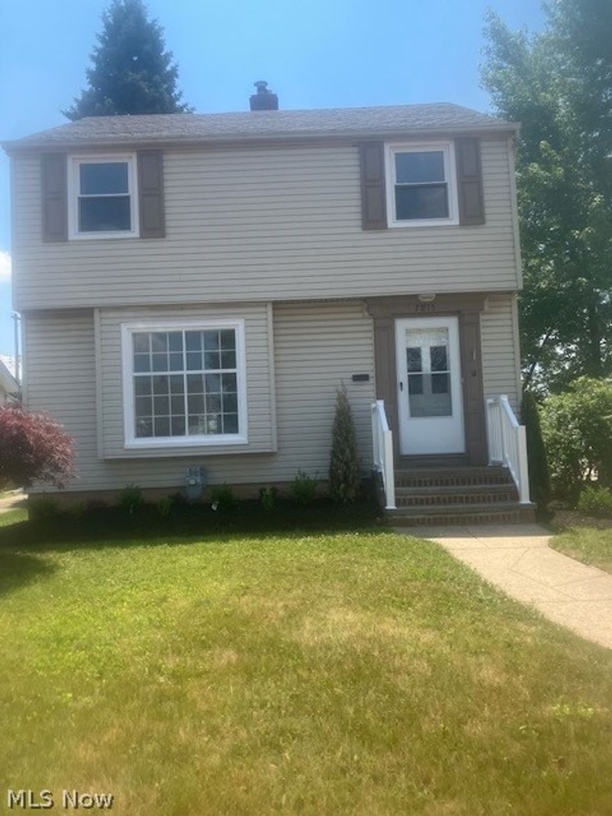 This 3 bedroom 1 1/2 bath colonial is a turn key home. All hardwood floors have been completely redone. Newer roof, HVAC, vinyl replacement windows help with energy savings and peace of mind. Newer appliances, stainless steel sink in completely updated kitchen. Main bathroom has also been completely updated. All rooms painted in today's trendy colors. Fireplace in living room for cool evenings or covered patio in rear yard for summer gatherings. Professionally landscaped fenced in yard. Finished rec room, laundry, and work are in lower level. Newer vinyl siding on house. Two new garage doors with openers.