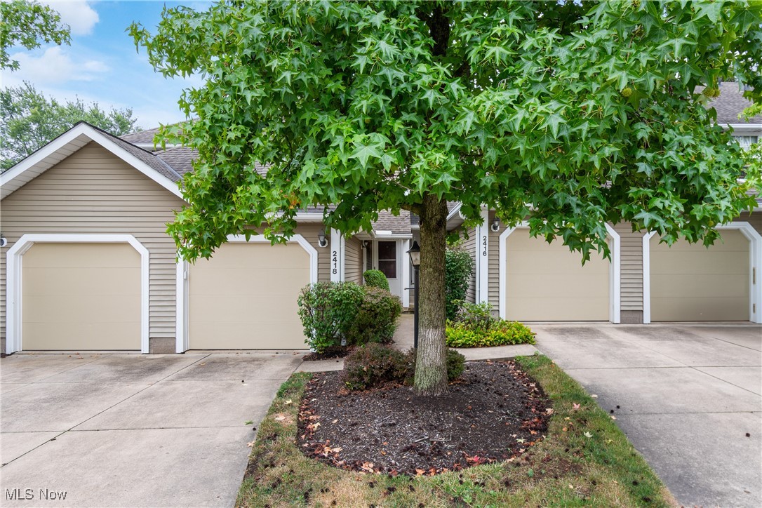 Discover this charming Stow condo offering both comfort and convenience. The first floor features a bright kitchen with newer stainless steel appliances that flows into a spacious family room, complete with sliding doors that open to a private patio—perfect for relaxing or entertaining. A convenient half bath rounds out the main level. Upstairs, you’ll find two generously sized bedrooms with soaring vaulted ceilings and a full bath. The lower level, highlighted by a cozy fireplace, provides great potential and is ready for your personal finishing touches. Recent updates include a new HVAC system (2022), brand new hot water tank will remain for buyer to install giving you peace of mind for years to come.