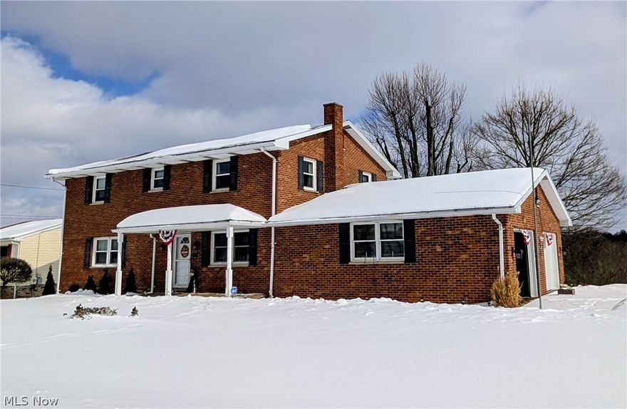 Welcome home!  This cozy, all brick home is nestled in a highly desirable East Liverpool neighborhood on a corner double lot.  Enjoy the oversized rooms in this gorgeous home, just waiting for a family to enjoy.  All the expensive updates have been recently done.  Microwave, dishwasher and fridge are approximately 1 year,  front door, with storm door and all windows were replaced 2 1/2 years ago. Furnace/heat pump, kitchen and dining room flooring and carpet approximately 1 year ago.  Hot water tank  was new in 2023.  3 new toilets, paint, ceiling fans and light fixtures are all recent.  The roof is approximately 10 years old.  Some of the boards have been replaced on the rear deck and electric is there, ready for your new hot tub.  The sellers are downsizing to a condo and several items will remain and many things are negotiable.  With an acceptable offer, sellers will give a flooring allowance towards bedroom and stairs.  This well loved and maintained home is a must see.