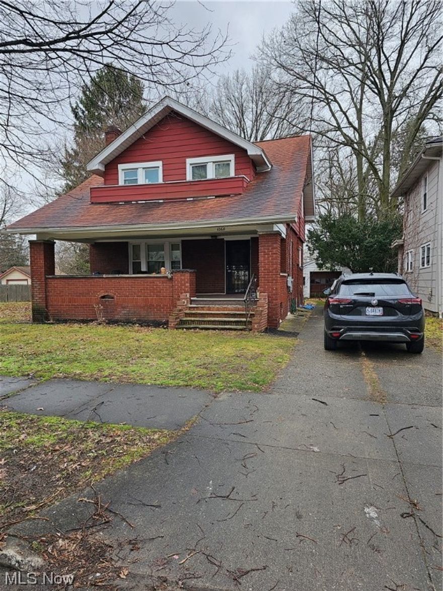 ATTENTION INVESTORS: Great Opportunity exists here with this solid brick 3 Bedroom 1 and a half Baths colonial  ( features generous size rooms),complete with the following updates and improvements newly decked front porch, solid and spacious, new windows through out, including basement windows, new electrical service and electric meter at the street as well as newer panel inside. Newer furnace, HW tank, and new roof. There is hardwood floor under all carpeted areas, and could be quite nice if finished and poly coated.  Nice porch off front door. Deck needs power sprayed .  Also features nice back yard and a detached 1 car garage. Here is your opportunity to really make this property shine. Seller is not physically able to clean  out or do any repairs or updates to the inside and therefore pricing the home with that in mind and will need some assistance with the coordination with closing to allow them time to facilitate the removal of personal belongings at closing.  Seller also request showings only with after offer is made. All access will be granted at this time, (PLEASE UNDERSTAND THAT SELLER IS NOT ABLE TO ACCOMMODATE  MANY SHOWINGS DUE TO HEALTH CONCERNS).