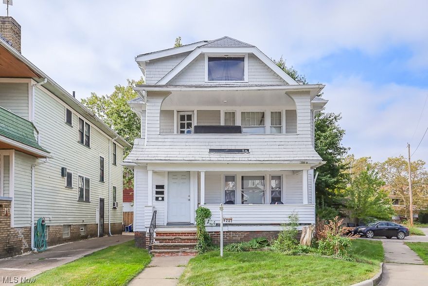 This large multi-family home is a solid way to build your rental portfolio! This property consists of 3 units. The DN and UP units each have 2 bedrooms and 1 bathroom. The 3rd, upper unit has 1 bedroom and 1 bathroom. The DN unit is currently occupied and renting for $715 per month with a 12-month lease that expires 5/31/24. The UP unit is currently occupied and renting for $710 per month with a 12-month lease expiring 6/20/24. The upper unit is currently occupied renting for $600 per month with a 12-month lease that expires 3/31/24. The home has a shared paved driveway for off-street parking. The property has easy access to highways and Downtown Cleveland, and is close to food, shopping and public transit. Great opportunity with this partially occupied multi-family home! Reach out to learn more!