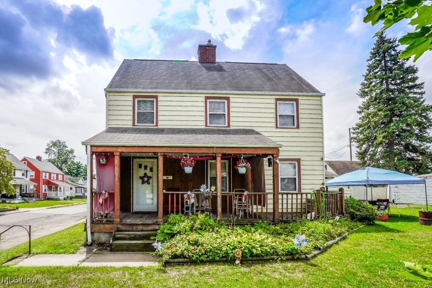 This affordable two story house is an excellent opportunity for investors! With a long term tenant currently under lease, it provides immediate cash flow. The inviting covered front porch leads into a classic layout featuring a living room, dining room, and an efficient kitchen. Upstairs, you’ll find three nice-sized bedrooms and a full bath. With plenty of storage space in the attic and full basement, plus an oversized one car garage, it’s well-equipped for tenants. Easy to rent and close to all amenities, it’s a smart choice for your next investment. Call to see it today!