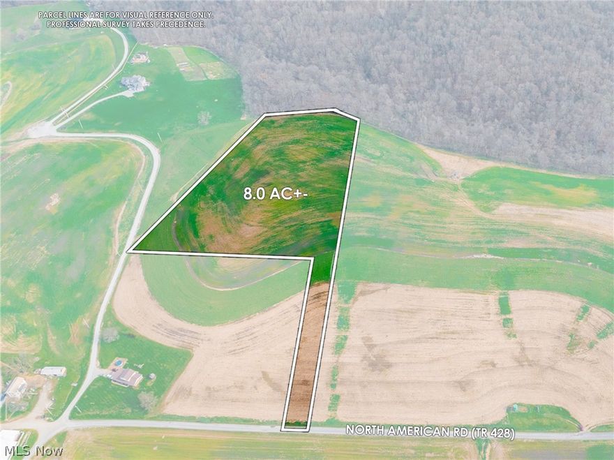 If you have been dreaming of building a home in the country with breathtaking views, this beautiful 8-acre property located North of Winfield, Ohio and Dover, Ohio deserves your attention. Set in a highly desirable rural area, this hilltop parcel offers stunning countryside views and the perfect setting for your dream home. With plenty of space for a home, outbuildings, and room to enjoy the outdoors, the property combines peaceful country living with convenient access to nearby towns. Whether you’re looking for a quiet retreat or the ideal place to build and enjoy the beauty of the countryside, this acreage offers an incredible opportunity in a fantastic location. 50% minerals to transfer