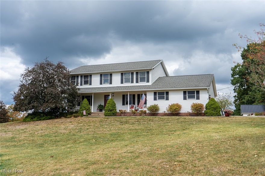 Welcome to your dream home! This stunning conventional-style property offers a perfect blend of comfort and country living. Featuring 4 spacious bedrooms and 2.5 baths, there’s plenty of room for the whole family. Open the front door to an open welcoming foyer. The heart of this home is the modern kitchen, equipped with all-new KitchenAid appliances, including a double oven, microwave is also convection oven, new light fixtures, and a new faucet, perfect for the home chef. Most of the flooring on the main level have been upgraded to commercial grade hardwood laminate. Enjoy peace of mind with a new softener well pump and a 3-stage UV water filtration system that ensures fresh, clean water for you and your family. Relax with your morning coffee on the charming front porch or unwind in the evenings on the back patio overlooking 3 acres of beautiful land. Ideal for outdoor enthusiasts, the property features a fruit orchard and a chicken coop, perfect for those looking to embrace a sustainable lifestyle! Located just 7 minutes from schools, and the new elementary school opening in 2025, this home offers both convenience and tranquility. Don’t forget about the heated 2 car garage with an extra 8 by 10 storage spot which ensures your vehicles stay warm and protected year-round.