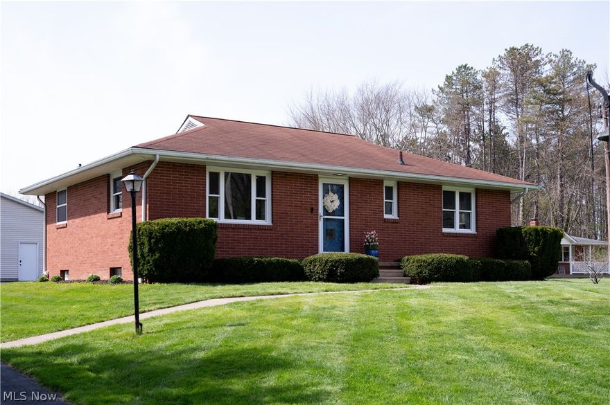 The best of both worlds. The peaceful environment of country living with the convenience of close proximity to necessities. Welcome to 8345 Schubert Ave. This extremely well kept, move-in ready all brick ranch is located on a quiet street, only 5 minutes from the main town strip. Walk right into a recently and completely renovated, open-concept kitchen and living room. The first floor also consists of three spacious bedrooms and a newly renovated full bathroom. Make your way to the basement through the open staircase, where you will find another newly renovated full bathroom with a double sink vanity. The rest of the basement is ready for you to customize to your liking. Let's make our way outside where the property includes just under an acre of land, a huge garage that fits up to 6 cars with a newly paved and sealed driveway(2024/2025), and pristine landscaping. Don't miss out. Schedule a showing and come see for yourself!