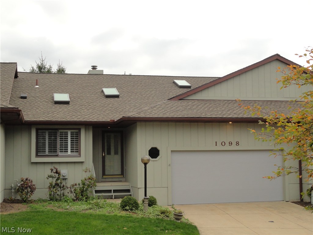 Spectacular "Kames" ranch condo! Impressive open floor plan with vaulted ceilings in the Great room that has a gas fireplace and beautiful hardwood floors. The condo is tastefully decorated throughout in neutral and modern colors and has 5 skylights all recently replaced. Spacious eat in kitchen with newer dishwasher,microwave and disposal. Spacious formal dining area and brightly lit sun room with sliders to private patio and short walk to the pool. Master suite with double sinks and double closets, first floor laundry too. Nicely finished lower level rec room plus a third bath that could easily be converted to a full bath, workout area and plenty of extra room for storage. Two car attached garage with a new garage door. The Kames amenities include a pool and community building with a fully equipped kitchen to host parties. Surrounded by a residential neighborhood of single family homes yet close to shopping, the hiking trail and Rt. 8. Neat , clean and well maintained too!