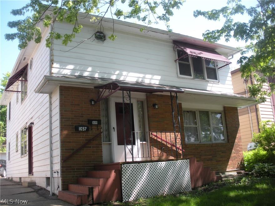 This 4 bedroom, 2 full bath DUPLEX with a 3 car garage is located at 1697-1699 Liberty Dr., Akron, Ohio and is just minutes from the Sand Run Summit Metro Parks.Currently both units are tenant occupied, and this home has been an income generator for the last 29 years. With 6 new windows added in 2015, and 2 new kitchen stoves purchased this year, the current owner receives approximately $1,200 a month in rent. All noted appliances stay and include window A/C. The basement is already divided into separate storage areas. There is a Special Assessment for Street Lighting and Sweeping (See Summit County Project #353968).