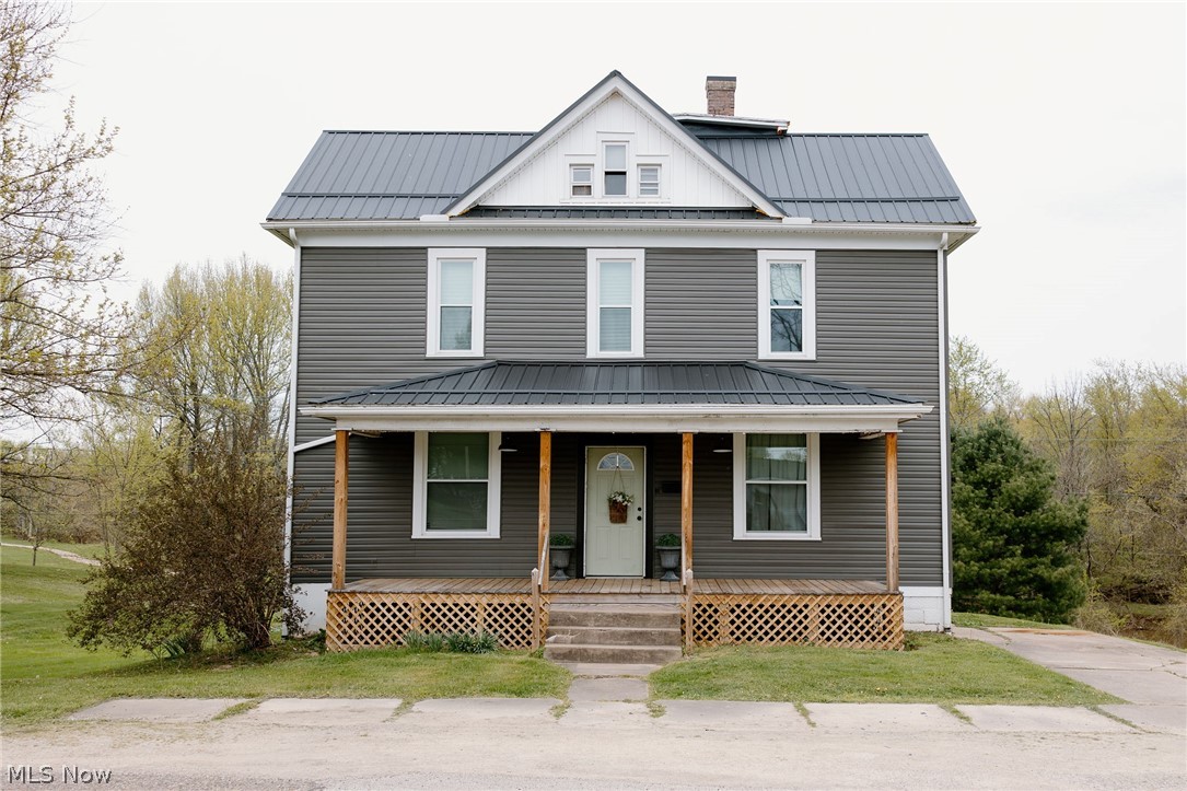 BACK ON MARKET DUE TO NO FAULT OF SELLER, BUYER COULD NOT SELL HOME CONTINGENT. Come check out this 3 bedroom, 2 full bathroom house located in the heart of Byesville, Ohio. This home has been redone from the inside - out. New siding, windows, gutters, soffit, facia, and roof 2021. New water and plumbing lines ran throughout the home in 2021. All new electrical with a 200 amp box. Brand new front and back porch built in 2022. Two lots come with the purchase of this home (1.04 acre) There is space to build a garage, install a pool, and much more. All new water proof vinyl flooring throughout the home. Customize gold and white quartz countertops paired with a custom granite farmhouse sink. All stainless steel appliances come with the home, as well as the washer & dryer. Home has option to come furnished! Contact your realtor today to schedule your private showing!