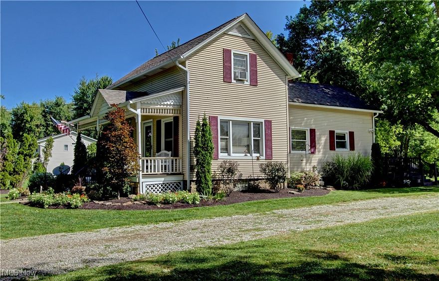 Welcome to your new home! This charming 3-bedroom, 1-bath Cape Cod in Carlisle Township sits on a beautiful 1.37-acre lot—offering the perfect blend of peaceful country living and suburban convenience. Enjoy the inviting front porch, warm hardwood floors, and timeless wood trim throughout. The first floor features a spacious living room with a fireplace, formal dining room, full bath, and a kitchen.. Step outside to a private deck, expansive backyard with a firepit, and a 3-car garage and a shed—ideal for hobbyists or extra storage. Located in the Midview School District, just minutes from I-480, the airport, shopping, and dining—and best of all, no RITA taxes!  A little bit country, a lot convenient—schedule your tour today!
