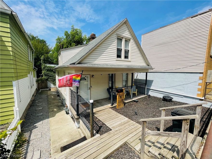 If location is what you’re seeking, look no further! Close to Gordon Square and a quick drive to Edgewater Beach, Ohio City, Tremont and downtown Cleveland, this home offers the best of city living. Modest updates made to the kitchen which has ample cabinetry, giving it a more modern and spacious feel. The basement has been waterproofed by Ohio State Waterproofing (2022) with a lifetime transferable warranty! Recent roof repairs completed in front and back of home (2022/2023). Schedule a showing and see what makes this home so unique! Seller is providing a home warranty. *Seller is a licensed real estate agent, home sold as is.*