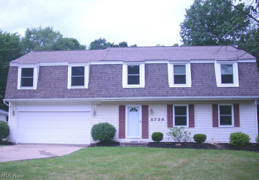 Inviting completely updated Colonial/This home features 5 bedrooms and an office with built-in desk/ New gourmet kitchen features granite counter tops with under mount sink and a garden window and new disposal/Family room has French doors that lead to a huge deck overlooking a beautiful rear yard/Backyard also features A charming gazebo and hot tub/Lower level is finished and has 25 x 20 Rec-room complete with recessed lighting and waterproofed with a 50 year guarantee/Dining room has bow window/New floor coverings and carpet throughout/Just turn the key and move in!
