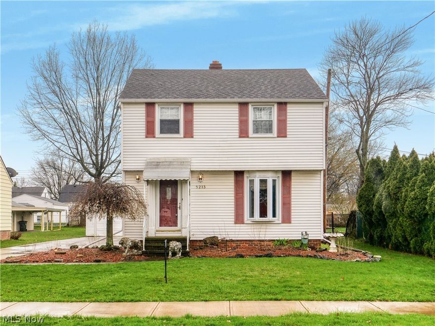 This cozy colonial will have you falling in love the moment you walk in the front door! Enjoy great hardwood floors in the large and bright living space that run into the formal dining room! Perfect for hosting gatherings in this eat in space, the dining room also has a large walk out deck with tons of potential and all your backyard ideas! The beautiful kitchen has granite counters, tons of cabinets, stainless appliances, and tile flooring! This kitchen is a show stopper! The second level has three bedrooms, good closest space, and an updated full bath! The lower level is partially finished and is the perfect game room, rec area! Close to Shops, highways, and more!