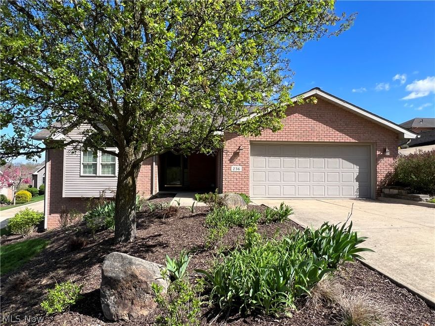 Rarely available freestanding condo at Greensview! 2 BR, 2 bath, 2 car garage with full unfinished basement plumbed for bath. Mullet Cabinets and gas fireplace. Kitchen center island, large pantry, built-in corner cabinets. Deck in back with retractable awning. Convenient to grocery, restaurants, banks, medical, library, and shops. No mowing or shoveling here! Come take a look!