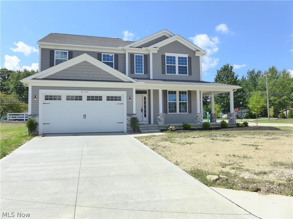 NEW BUILD Available For Immediate Occupancy -- Final Opportunity To Own A New Home In Phase I Of The Sought After Harvest Pointe Development -- Exclusively Built by Green Quest Homes -- This Upgraded Bently Floor Plan Is A 3 Bedroom 2.5 Bath Colonial With A Wrap-around Front Porch And A Morning Room -- This Stunning, Well Appointed Home Has An Open Floor Plan With 9' Ceilings On The First Floor -- Welcoming 2-Story Foyer With Wainscotting And LVP Flooring -- Impressive Staircase Overlooks The Great Room That Features A Floor To Ceiling Gas Fireplace, Ceiling Fan And Oversized Windows Providing Lots Of Natural Light -- Spacious Kitchen With Quartz Countertops, Walk-in Pantry, Large Gourmet Island With Breakfast Bar And Pendant Box, Subway Tile Backsplash, Under Cabinet Lighting, Stainless Steel Appliances, Range Hood, LVP Flooring And A Vaulted Morning Room With A Sliding Door That Opens To The Extended Patio -- First Floor Office With French Doors -- The Master Suite Features A Vaulted