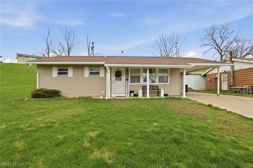 3-bedroom ranch-style home offering comfortable single-level living with thoughtful updates throughout. This home features 1 full bathroom, new flooring across the entire home, and tile finishes in both the kitchen and bathroom. The kitchen comes fully equipped with all appliances included in the sale. Additional improvements include recently cleaned ductwork and a blue UV light installed within the furnace system to support enhanced air quality. Exterior highlights include a driveway with a carport for convenient covered parking. Seller is offering a credit toward a brand-new AC system, providing added value and peace of mind for the next owner. Shed to convey to new buyers. This one won't last long! Schedule your private showing today!