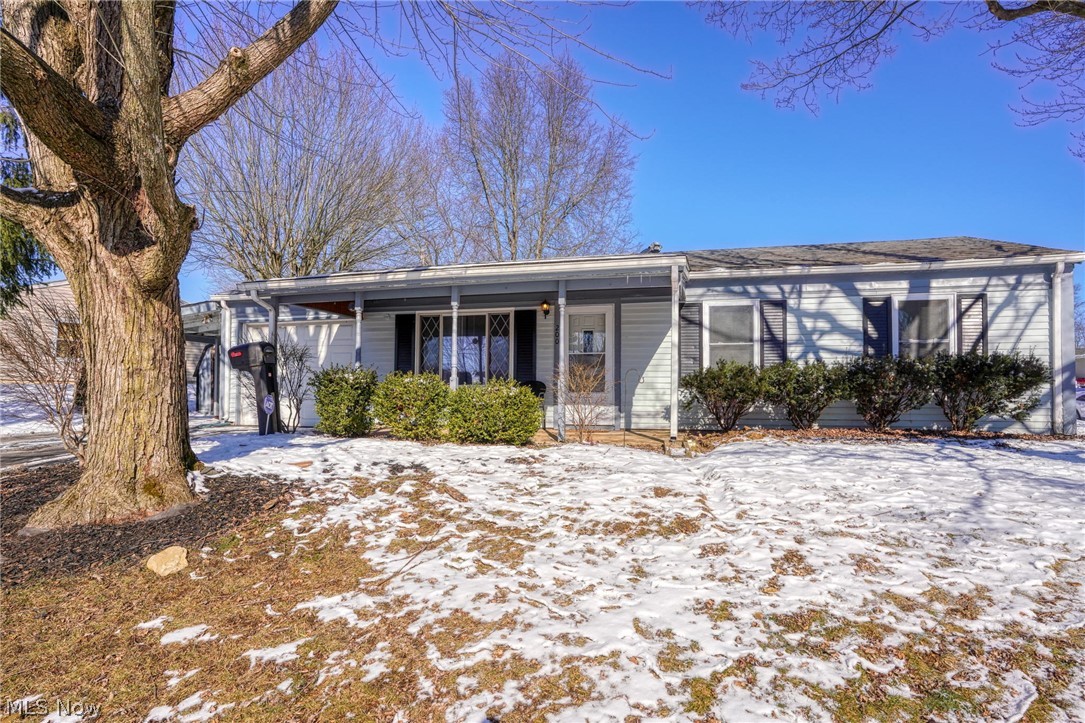 Nicely maintained and updated ranch home with three bedrooms. Living room and family room with fireplace. All new flooring, kitchen living room and hallways. All new HVAC and ductwork in 2020. Freshly painted throughout. Corner lot. Detached garage with carport.