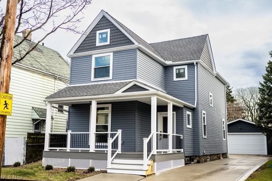 Welcome to Gorden Square Area, One of the most desirable locations in Cleveland!
This home features all high end finishes. You will be awed at the transformation! First floor offers an open concept throughout. 
The home boasts 3 bedrooms, 2 and a half baths, large owner's suite with spa like bath, luxury shower, soaking tub, and walk in closet.
Complete chef's dream kitchen with pantry and separate beverage bar. First floor has laundry and mud room along with a half bath. Brand new 2 car garage, rear deck and front porch. 
This is a MUST-SEE home! 15-year tax abatement from the City of Cleveland.