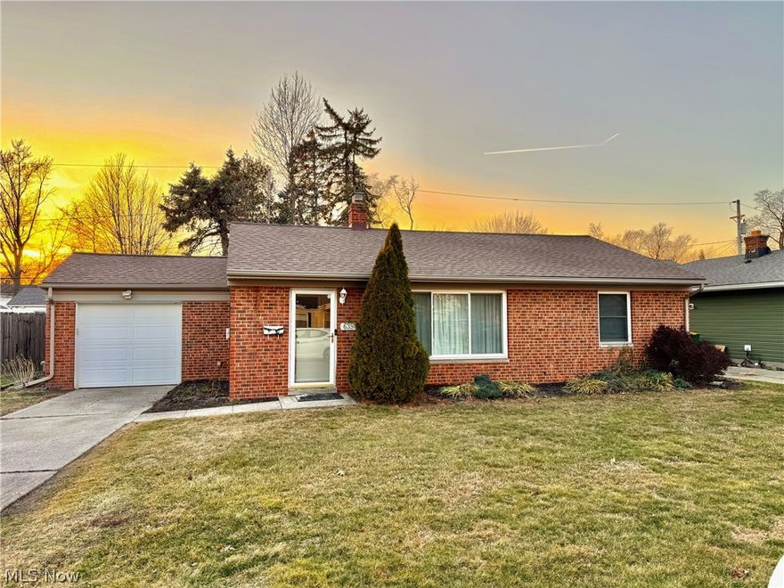 Welcome home to this charming brick ranch, Nestled on an adorable, fully fenced lot, this home combines classic character with fresh updates and everyday comfort.

Step inside to find a beautifully refreshed interior featuring fresh paint throughout, creating a bright and inviting atmosphere. The updated kitchen offers a modern touch while maintaining a warm, functional layout perfect for daily living and entertaining.

This home features three comfortable bedrooms and one well-appointed bathroom, providing just the right amount of space whether you're starting out or downsizing. 

Enjoy the convenience of a one-car attached garage and a fully fenced yard, ideal for pets, play, or simply relaxing outdoors in your own private space.

For added peace of mind, the home includes a one-year home warranty, making this move-in-ready property an even more confident choice.

Don't miss your opportunity to own this beautifully maintained brick ranch, schedule your showing today!