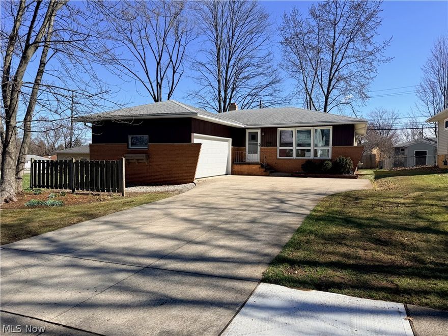 Welcome to this charming 3-bedroom, 1.5-bath ranch home that combines comfort and functionality!  All three bedrooms are generously sized and feature beautiful hardwood flooring. The spacious family room boasts hardwood floors under the existing carpet and showcases a large picture window, flooding the space with natural light. The half-finished basement is perfect for entertaining or relaxing, complete with a cozy wood-burning fireplace and a versatile bonus room that can easily serve as a fourth bedroom or home office.
Step outside to a large, fenced-in backyard with a patio—ideal for gatherings, play, or pets. Recent updates include a new hot water tank (2026), Bathtub and surround 2025, garage door (2023), furnace (2019), leaf guard gutters 2017, roof (2014), and driveway (2014), giving you peace of mind and added value. Don’t miss this opportunity to own a well-maintained home in a desirable location, ready for you to move in and make it your own!