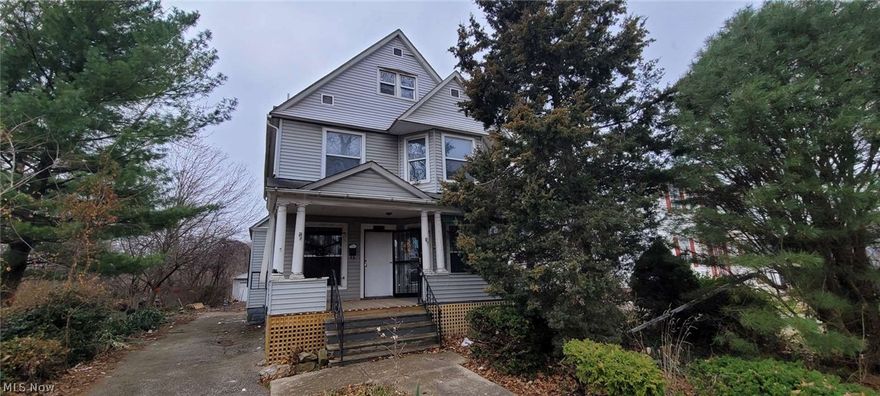 Spacious colonial with tons of character!  5 bedrooms, a finished 3rd floor, full basement, 2 car detached garage and so much more.  The lot nextdoor is also a part of this property.  Come and make it your own today!