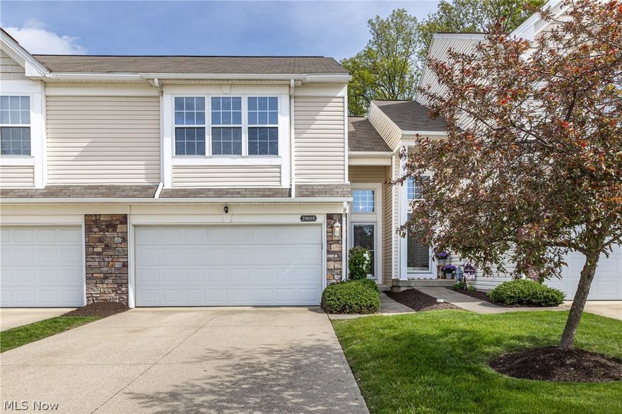 Welcome to this beautifully maintained 3 bedroom, 2.5 bath townhome nestled in the desirable community of Olmsted Twp. This inviting home offers a perfect blend of comfort, convenience, and modern living. On the main level you will find an open floor plan which leads you through the kitchen (all kitchen appliances stay) into the dining area followed by the cozy living room! Upstairs offers a spacious master bedroom with vaulted ceilings, its own private bathroom, and generously sized walk in closet! For convenience enjoy the upstairs laundry room along with another full bath and two more spaciously sized bedrooms! This townhome offers a new furnace and AC unit both done in 2025. Summer is quickly approaching and what better way to spend it then by relaxing outside on the back patio! This home is in a top rated school district and is conveniently located just minutes away from the highway, turnpike, retail, and many restaurants! Don't miss out on this move in ready, maintenance free living opportunity!
