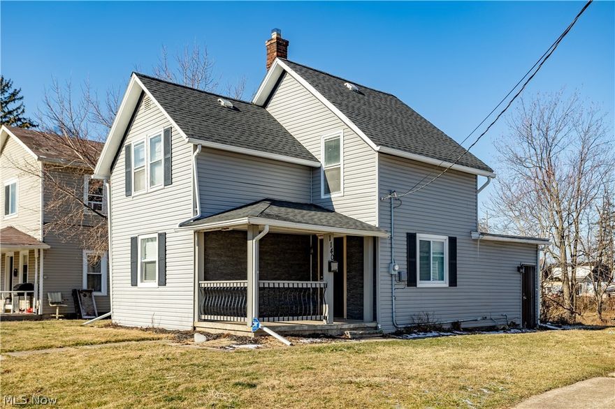 Welcome to 1140 W.5th St- Located in Lorain’s Charleston District, this 3 bedroom, 1 bath colonial is just waiting for its new owners. Most of the updates have been done for you -  Newer Roof, Siding, Vinyl Flooring, updated bathroom, some pretty cool looking light fixtures. You have 1 bedroom downstairs and 2 nice sized bedrooms upstairs, 1st floor laundry so no basement to go to here. And yes, all the stainless steel appliances stay! With a little elbow grease, fresh coat of paint and new carpet you could turn this gem around. Perfect for 1st time home buyer or maybe you are just looking to add another rental into your portfolio. Come check it out! SCHEDULE THAT SHOWING TODAY!
 Home is being sold AS-IS and priced to SELL fast.