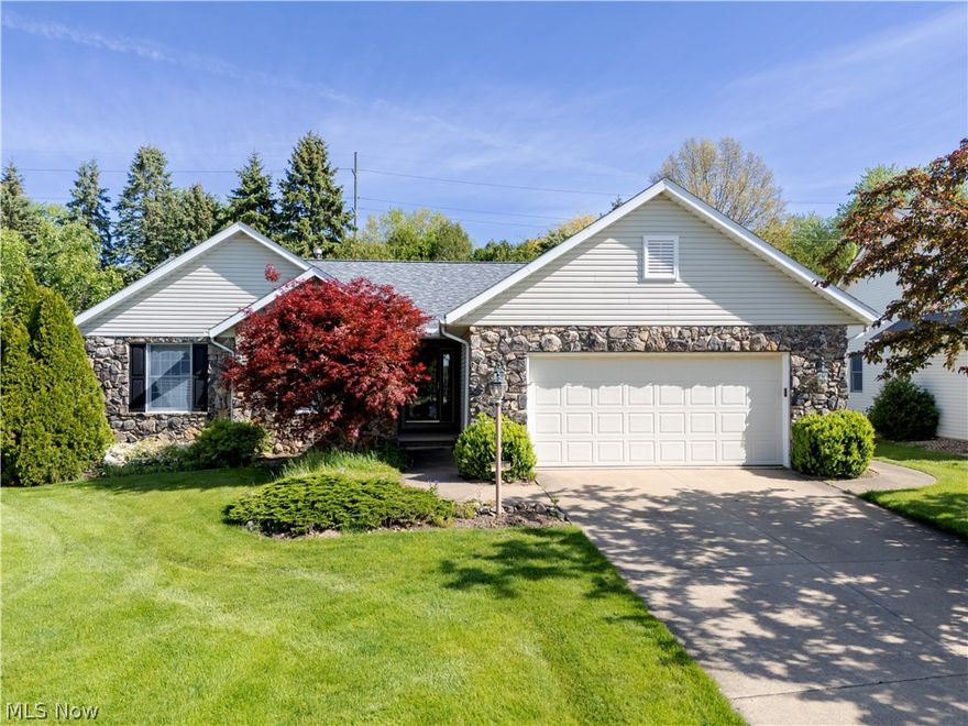 Welcome home to effortless, one-level living in this beautifully maintained ranch that truly has it all! From the moment you step inside, you’ll appreciate the inviting layout and thoughtful design. The spacious great room is the heart of the home, featuring a cozy corner fireplace and elegant French doors that open to a wonderful patio—perfect for relaxing evenings or entertaining guests.
The home offers three comfortable bedrooms and two full baths, along with the convenience of first-floor laundry. A formal dining area provides the ideal space for hosting, while the bright and spacious eat-in kitchen is perfect for everyday living and gathering with family and friends. Downstairs, the full lower level is already plumbed for an additional bathroom and ready to be finished, offering endless possibilities for added living space, a recreation room, or a home office. Meticulously cared for and truly move-in ready, this home combines comfort, functionality, and future potential—all in one exceptional package.