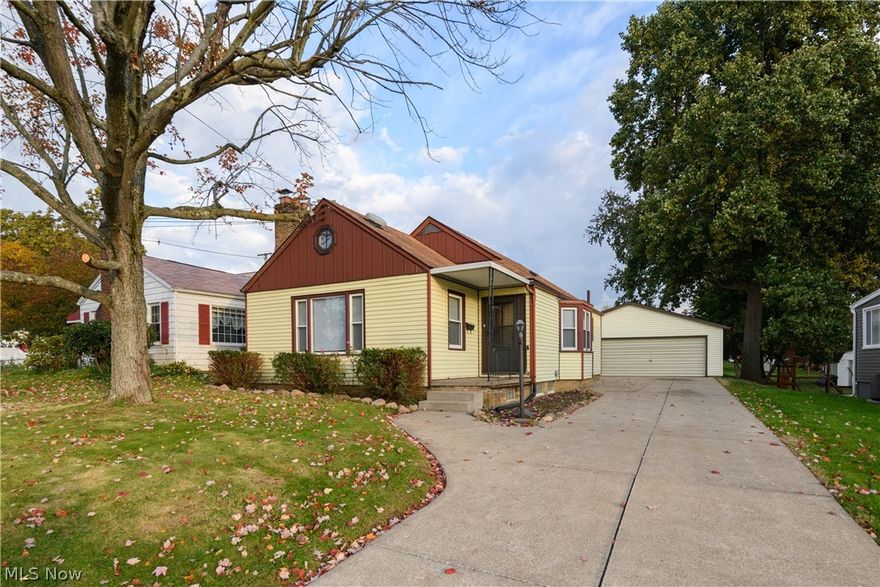 Wow! Check out this amazing Bungalow style home located in the Massillon CSD. This 3 bedroom, 1 bath home has been beautifully remodeled and is ready for new owners. This property screams pride of ownership. Walk in the front door and you are greeted by the warm embrace of the massive living room featuring a classic wood burning fireplace which would be perfect for those colder Fall nights. Continue on through the living room you come to the freshly painted formal dining room which has wonderful open views into both the kitchen and living rooms. This area is perfect for the holiday dinners coming up. Make your way into the spacious kitchen which has been completely remodeled from top to bottom. This kitchen is sure to amaze. Make your back through the dining room you come to two very sizeable first floor bedrooms along with a wonderfully updated full bathroom. It is perfect for those looking for one floor living. Make your way up the stairs and you come to a huge 3rd bedroom which coul